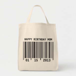 Barcode Happy Birthday tas