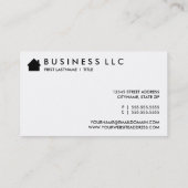 barcode - huiszonnescherm visitekaartje (Achterkant)