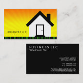 barcode - huiszonnescherm visitekaartje (Voorkant / Achterkant)