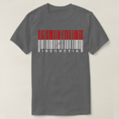 Barcode Indonesië T-shirt (Design voorkant)