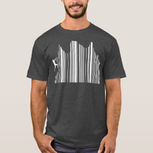 Barcode Klimmen Supermarkt Klimmer Wandelaar T-shirt