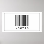 Barcode Lawyer Poster (Voorkant)