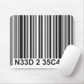 Barcode Leetspeech - Noodzakelijke Muismat (Met muis)