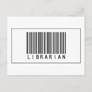 Barcode Librarian Briefkaart