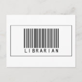Barcode Librarian Briefkaart (Voorkant)