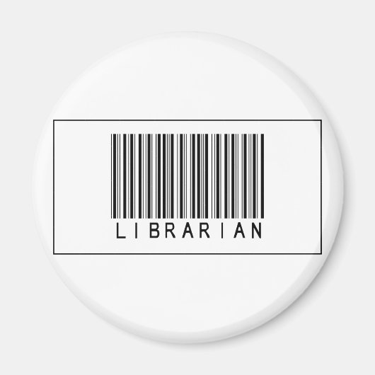 Barcode Librarian Magneet (Voorkant)