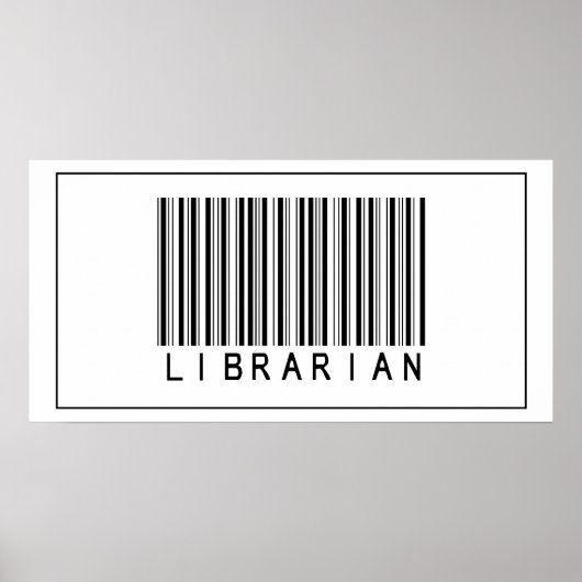 Barcode Librarian Poster (Voorkant)
