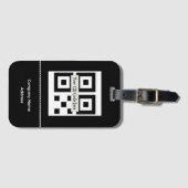 Barcode, Logo, Naam Bagage Labels (Voorkant (horizontaal))