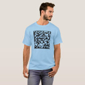 Barcode Long Hoeve Raglan T-shirt (Voorkant volledig)