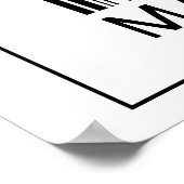 Barcode Makeup Artist Poster (Hoek)