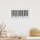 Barcode Microbioloog Poster (Keuken)