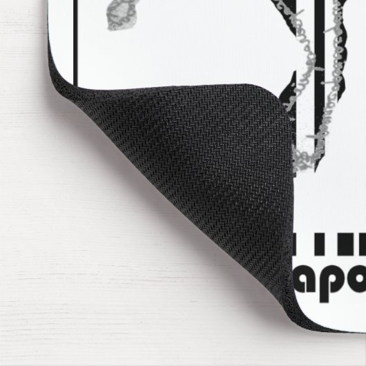 barcode mousepad capoeira muismat (Hoek)