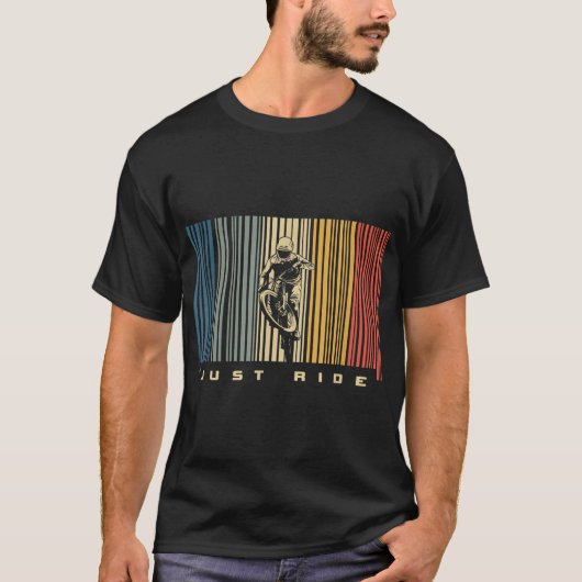 Barcode MTB Mountain Bike Apparel - MTB Mountain B T-shirt (Voorkant)