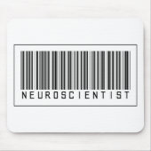 Barcode Neurowetenschapper Muismat (Voorkant)