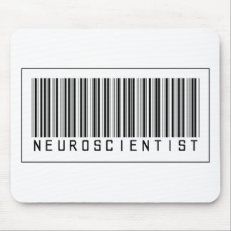 Barcode Neurowetenschapper Muismat
