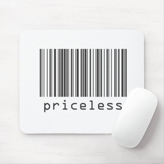 Barcode - Onbetaalbaar Muismat (Met muis)