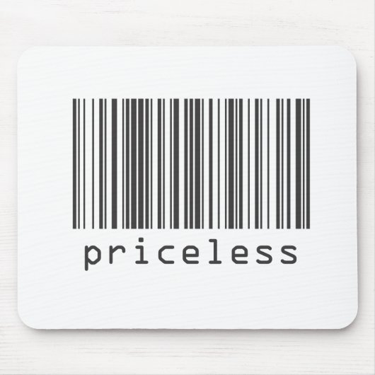 Barcode - Onbetaalbaar Muismat (Voorkant)