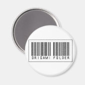 Barcode Origami-map Magneet (Voorkant / Achterkant)