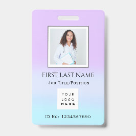 Barcode Photo Therapist Nurse DoctorHealth Paars Badge