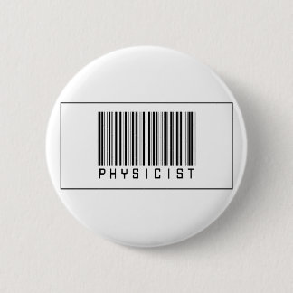 Barcode Physicist Ronde Button 5,7 Cm