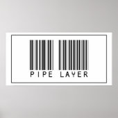 Barcode Pipe Layer Poster (Voorkant)