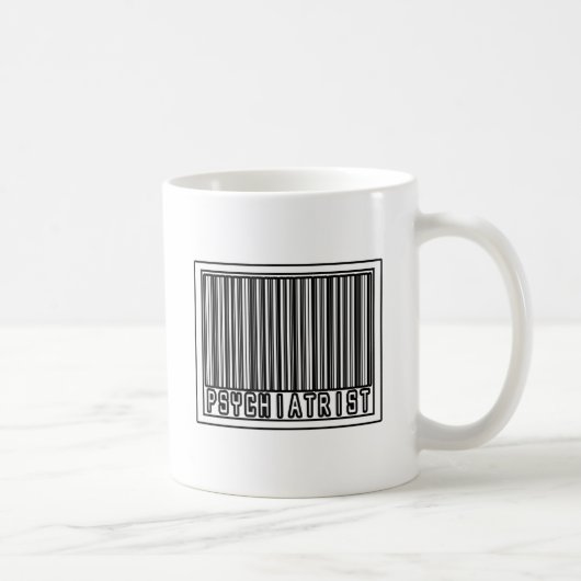 Barcode psychiater koffiemok (Rechts)