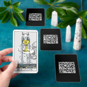 Barcode QR Code Upload Logo Sjabloon Custom Tarot Pokerkaarten (Insitu)