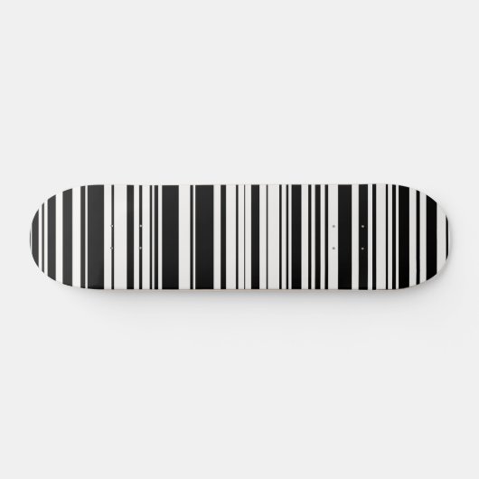 Barcode Skateboard (Horizontaal)