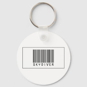 Barcode Skydiver Sleutelhanger