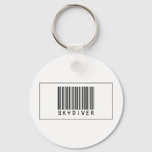 Barcode Skydiver Sleutelhanger (Voorkant)