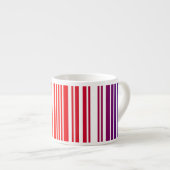 Barcode Stiped Espresso Mok (Voorkant rechts)
