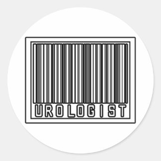 Barcode-uroloog Ronde Sticker