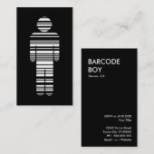barcodejongen visitekaartje (Voorkant / Achterkant)