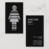 barcodemeisje visitekaartje (Voorkant / Achterkant)