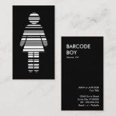 barcodemeisje visitekaartje (Voorkant / Achterkant)