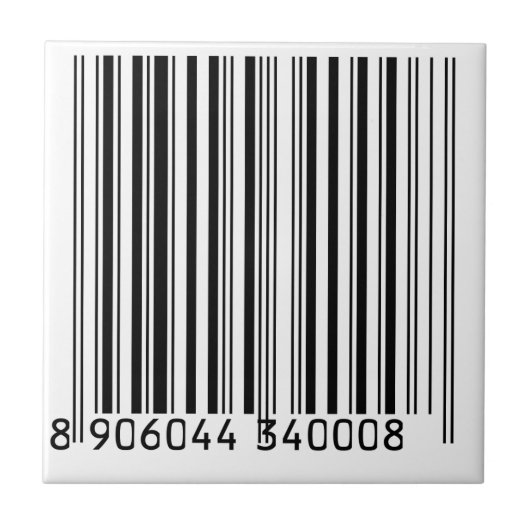 Barcodes Tegeltje (Voorkant)