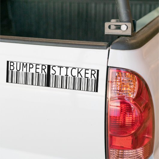 barcodesticker bumpersticker (Op Truck)