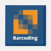 Barcoding Square Magnet (Voorkant)