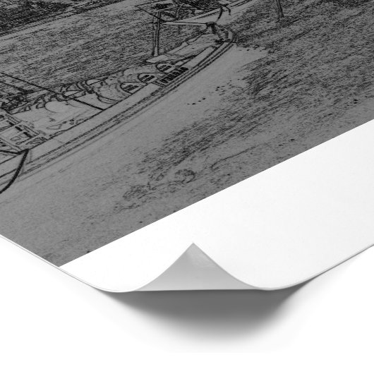 Barcos de Porto Poster (Hoek)