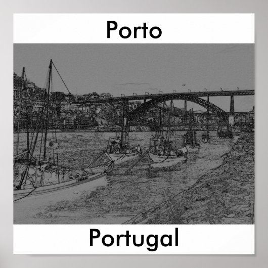 Barcos de Porto Poster (Voorkant)