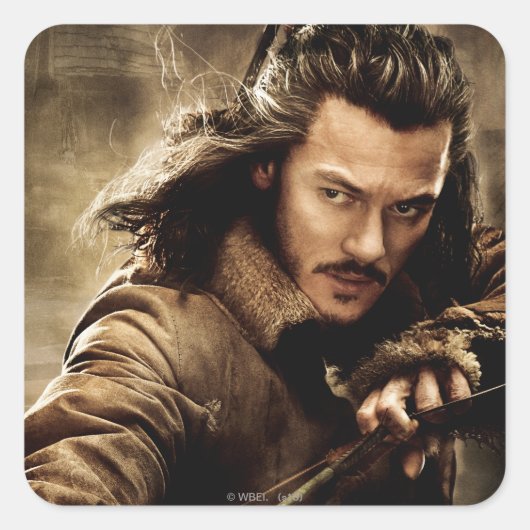 BARD BOWMAN™ Character Poster 1 Vierkante Sticker (Voorkant)
