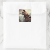 BARD BOWMAN™ Character Poster 3 Vierkante Sticker (Tas)