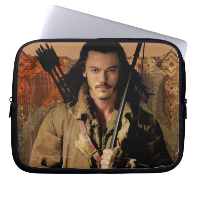 BARD BOWMAN™ grafische kaart Laptop Sleeve (Voorkant)