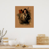 BARD BOWMAN™ grafische kaart Poster (Keuken)