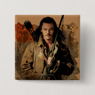 BARD BOWMAN™ grafische kaart Vierkante Button 5,1 Cm