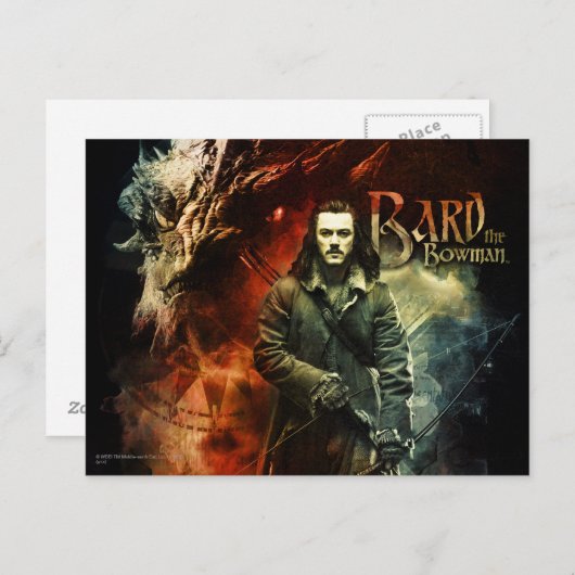 BARD BOWMAN™ & Smaug Briefkaart (Voorkant / Achterkant)
