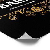 Bard Class Tabletop RPG Gaming Poster (Hoek)