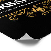 Bard Class Tabletop RPG Gaming Poster (Hoek)