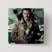 BARD DE BOWMAN™ IN Laketown Vierkante Button 5,1 Cm (Voorkant)