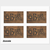 BARD DE BOWMAN™ RECHTHOEKIGE STICKER (Vel)